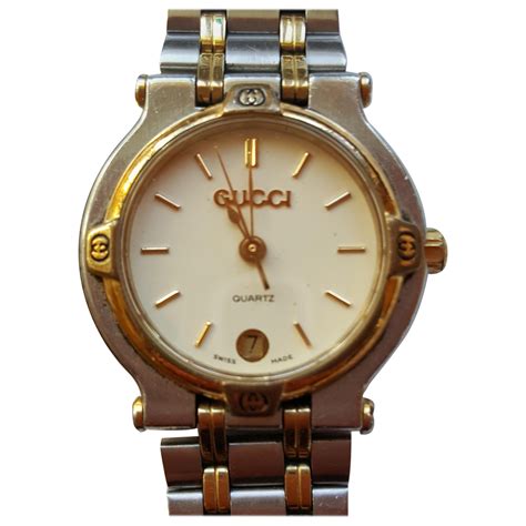 vintage gucci.simple.gold wrost watch womens|old Gucci watches for sale.